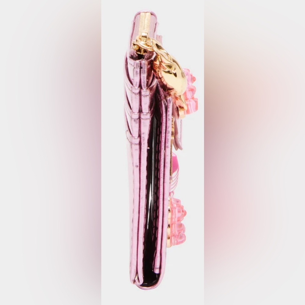 BETSEY JOHNSON Metallic Rose Gummy Bear and Candy Wallet - Picture 4 of 5